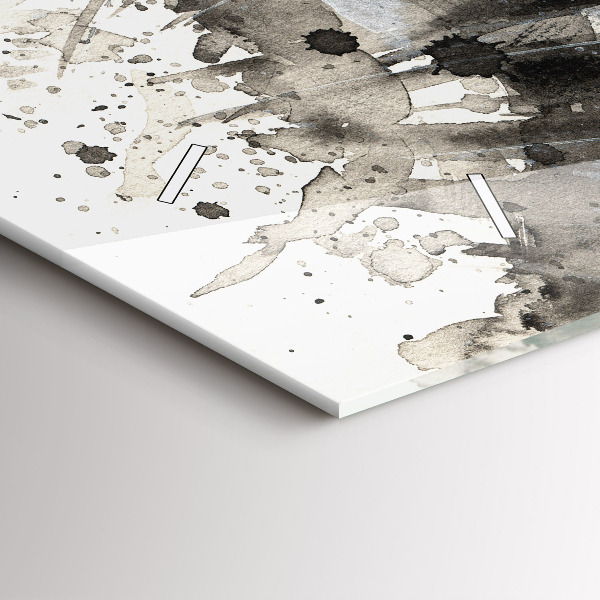 Reloj de cristal horizontal Retrato pintado