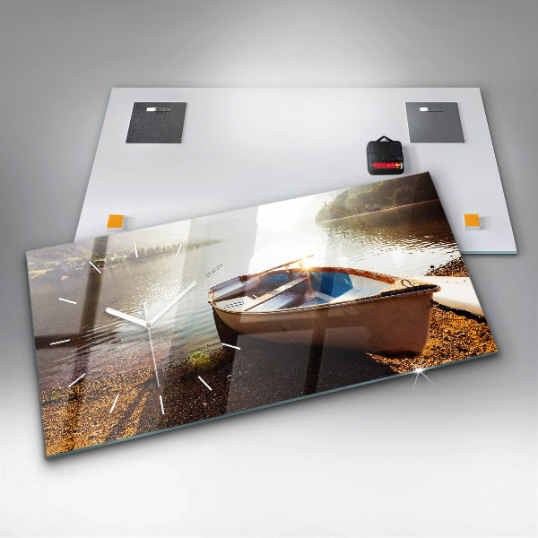 Reloj de cristal horizontal Vista de lago