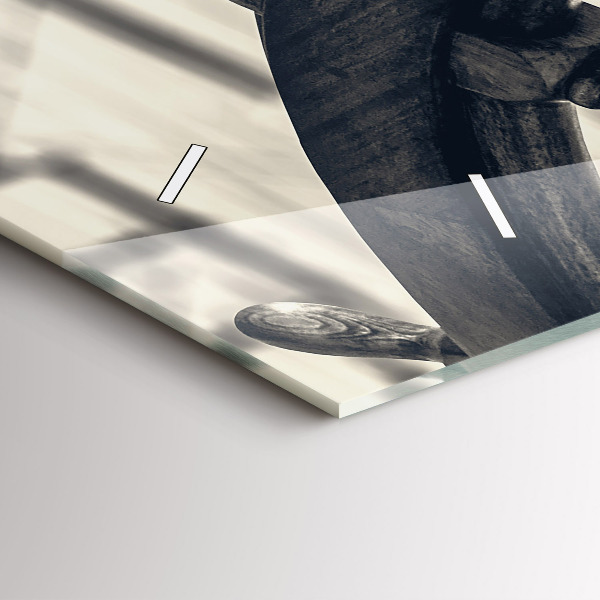 Reloj de cristal horizontal Barco antiguo