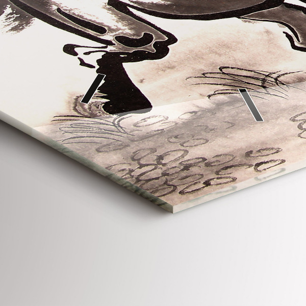 Reloj horizontal Caballos al galope