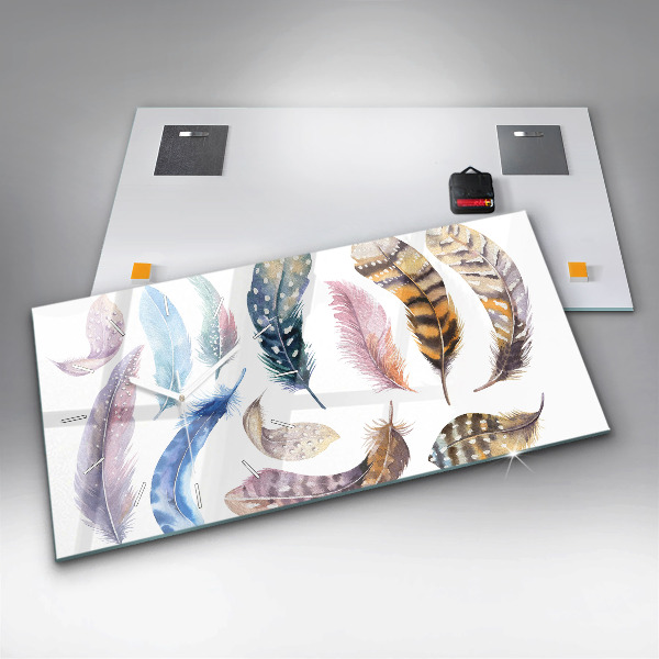 Reloj de cristal horizontal Ilustración de arte retro