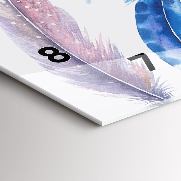 Reloj de cristal horizontal Ilustración de arte retro