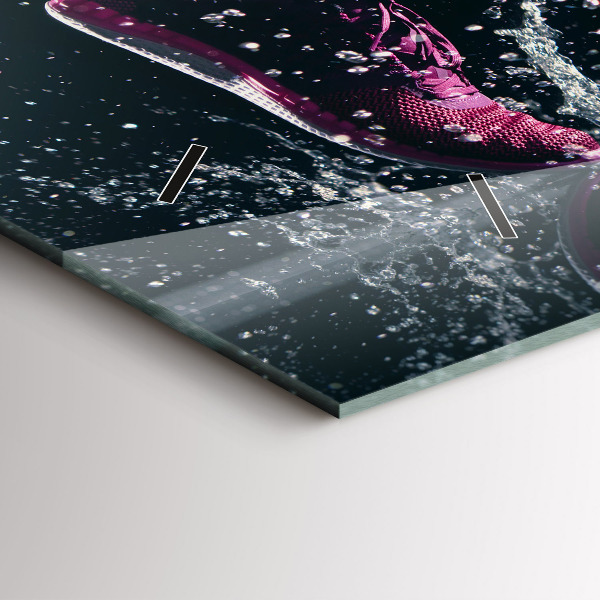 Reloj horizontal Vida sana y correr