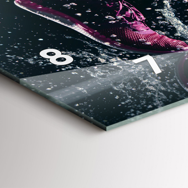 Reloj horizontal Vida sana y correr