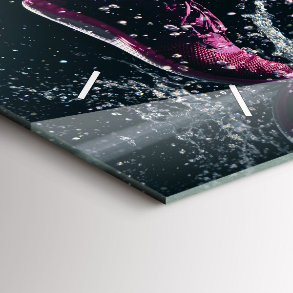 Reloj horizontal Vida sana y correr