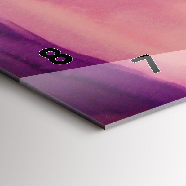 Reloj de cristal horizontal Pintura Mujeres