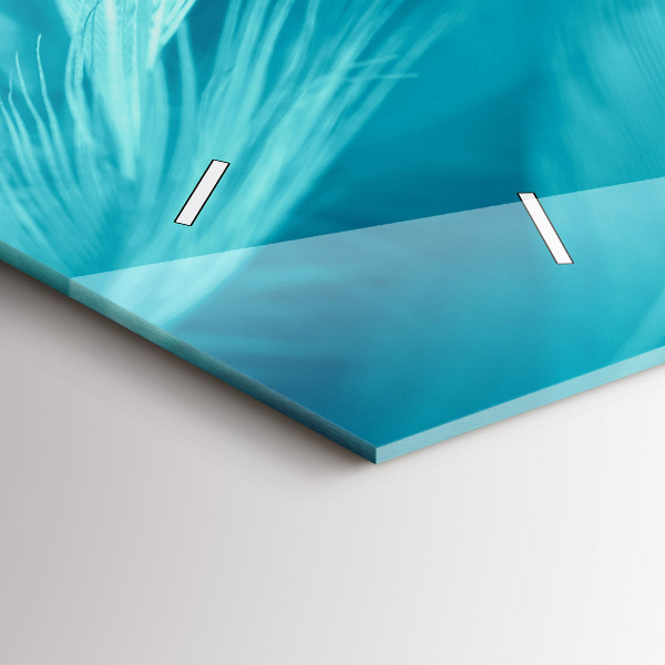 Reloj de cristal horizontal Verde turquesa vintage