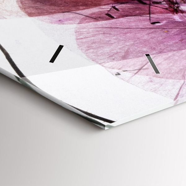 Reloj horizontal Amapolas secas Flores