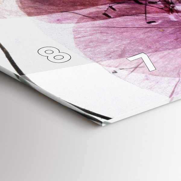 Reloj horizontal Amapolas secas Flores