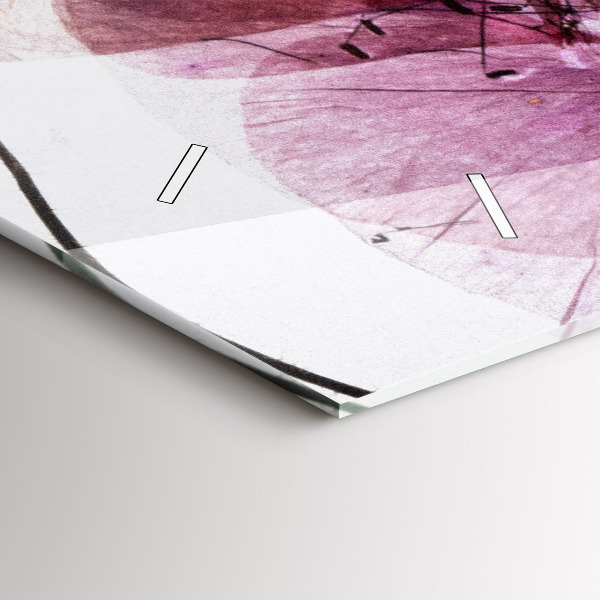 Reloj horizontal Amapolas secas Flores