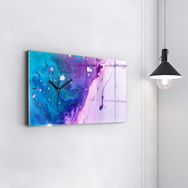 Reloj horizontal Fondo colorido