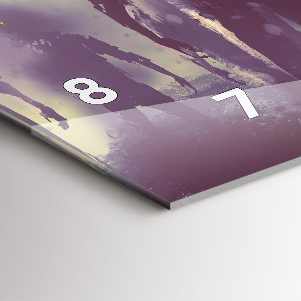 Reloj de cristal horizontal Zombie de noche - halloween