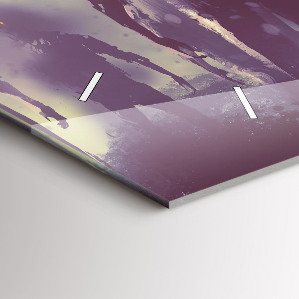 Reloj de cristal horizontal Zombie de noche - halloween