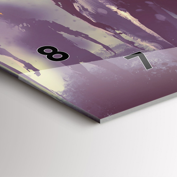 Reloj de cristal horizontal Zombie de noche - halloween