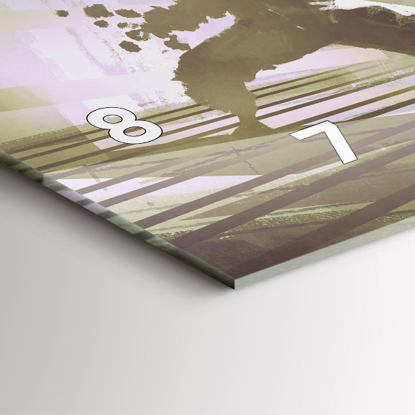 Reloj horizontal Lucha entre robot y samurai