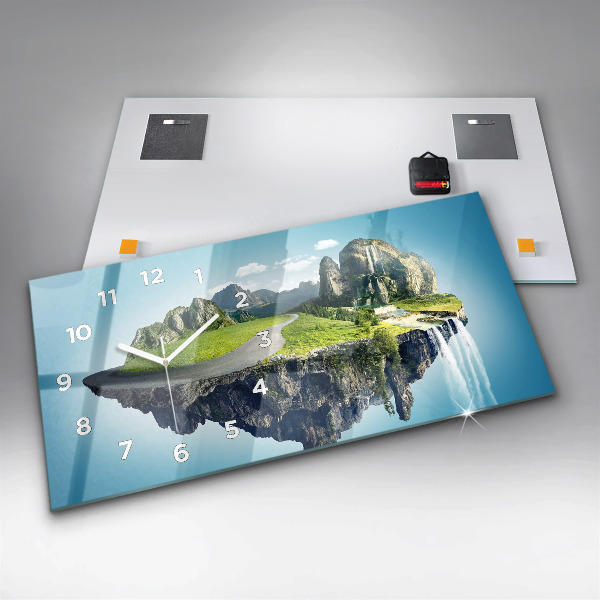 Reloj horizontal Isla voladora
