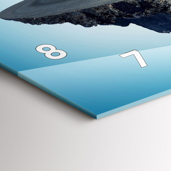 Reloj horizontal Isla voladora