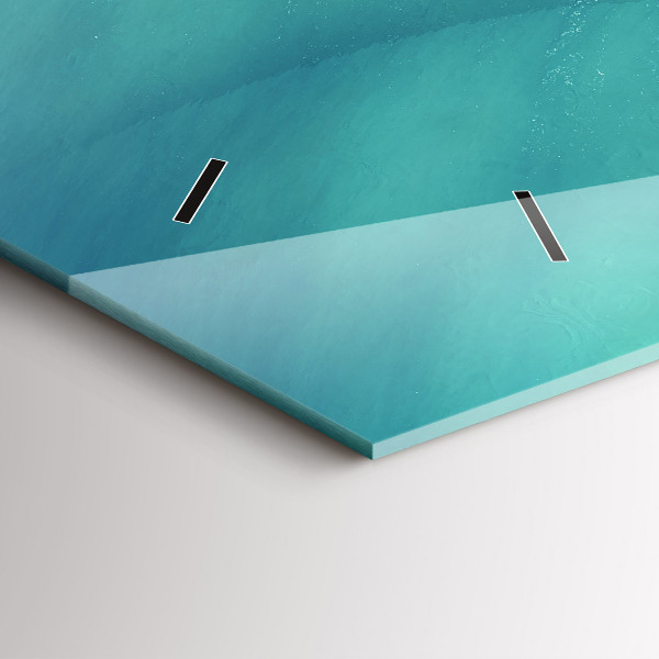 Reloj horizontal Isla corazón