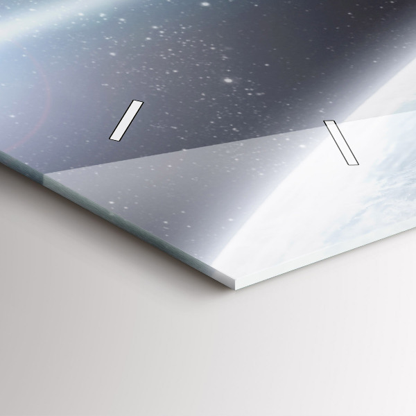 Reloj de cristal horizontal Cosmos Planetas