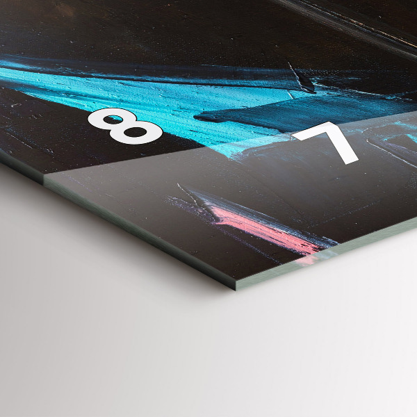 Reloj de cristal horizontal Retrato de mujer