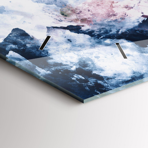 Reloj horizontal Montañas abstractas