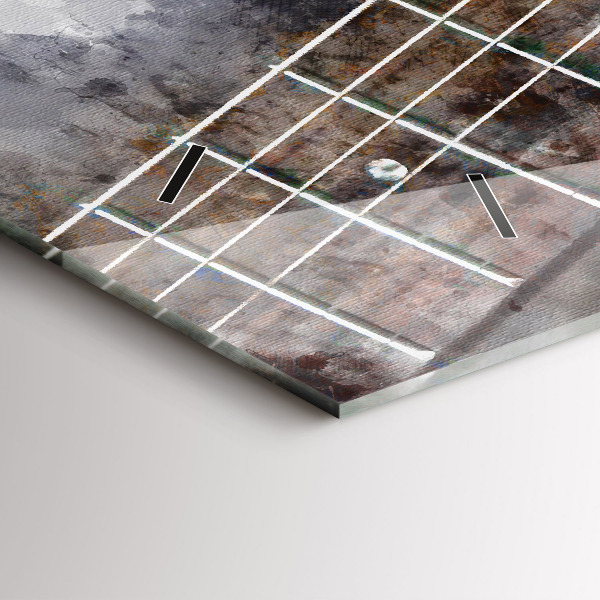 Reloj de cristal horizontal Guitarra