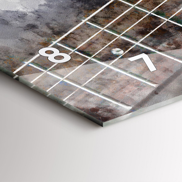 Reloj de cristal horizontal Guitarra