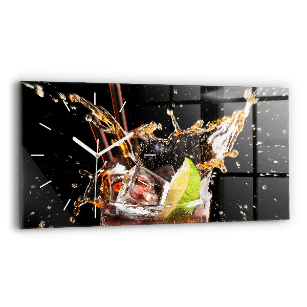 Reloj horizontal Bebida con hielo