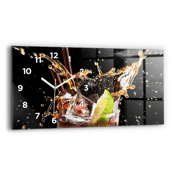 Reloj horizontal Bebida con hielo