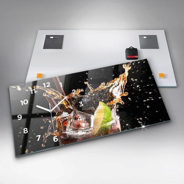 Reloj horizontal Bebida con hielo