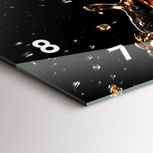 Reloj horizontal Bebida con hielo