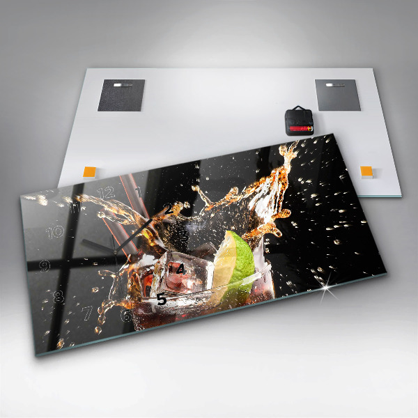 Reloj horizontal Bebida con hielo
