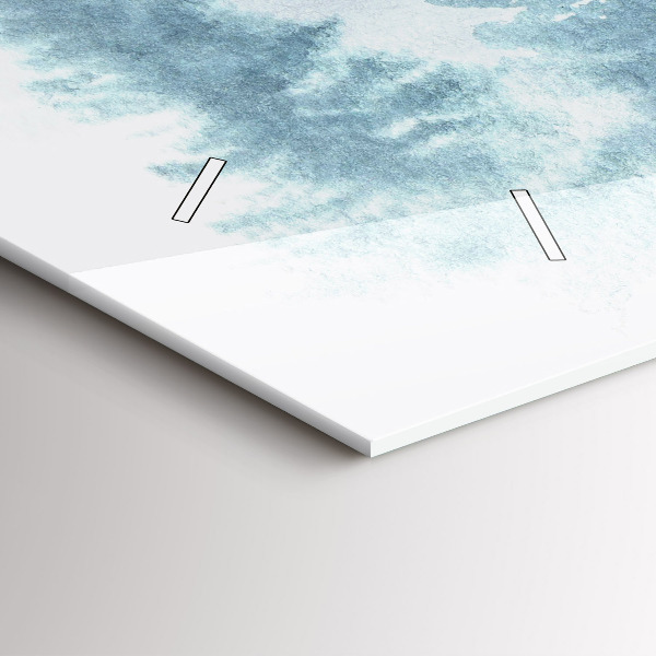 Reloj de cristal horizontal Bosque invernal