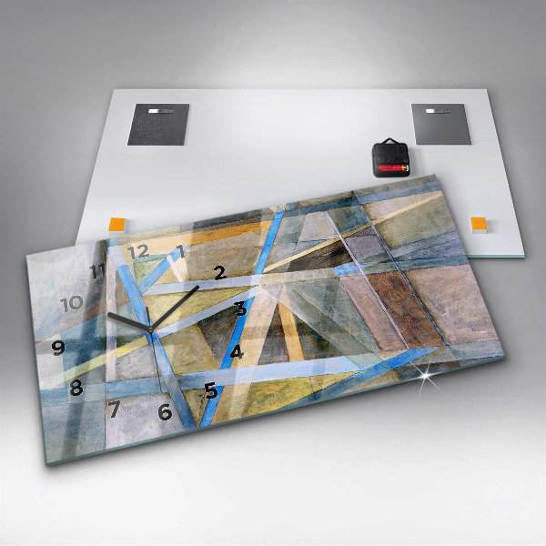 Reloj de cristal horizontal Pintura impresionista