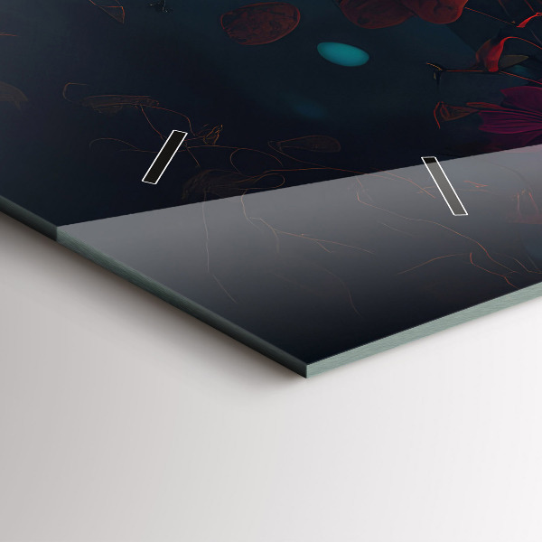 Reloj horizontal Bosque y setas mágicas