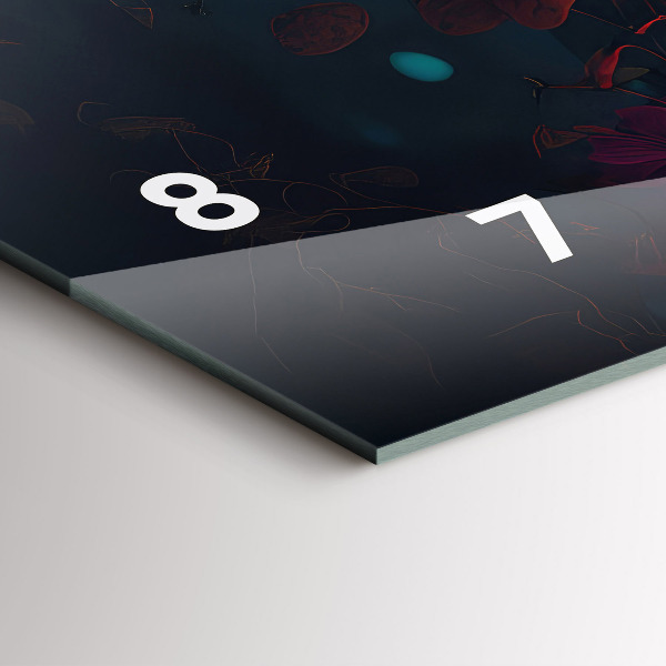 Reloj horizontal Bosque y setas mágicas