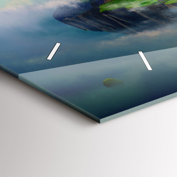 Reloj de cristal horizontal Escenas chinas de fantasía