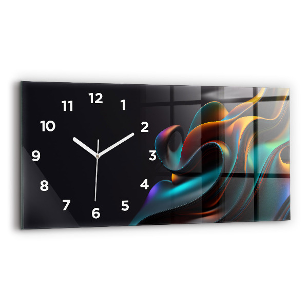 Reloj horizontal Ola futurista
