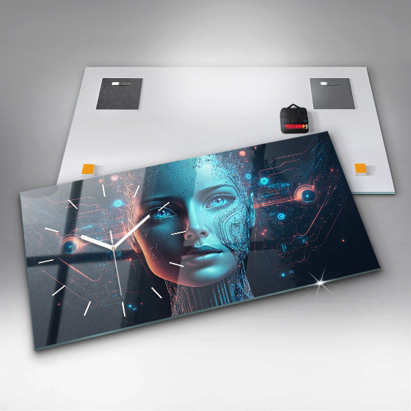 Reloj de cristal horizontal Inteligencia artificial
