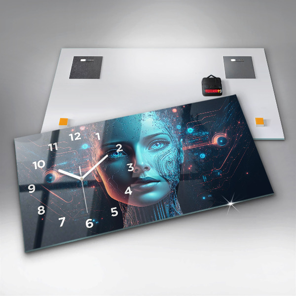Reloj de cristal horizontal Inteligencia artificial