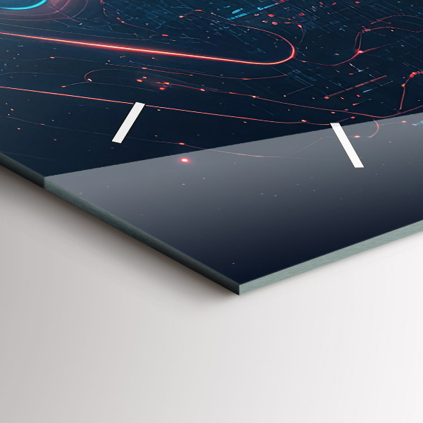 Reloj de cristal horizontal Inteligencia artificial