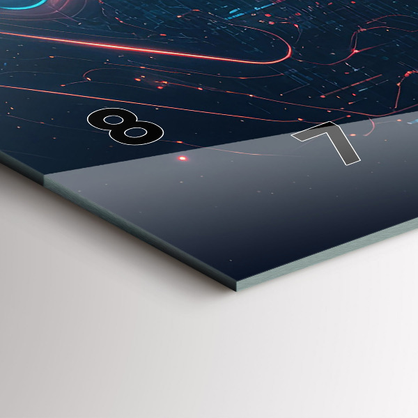 Reloj de cristal horizontal Inteligencia artificial