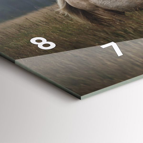 Reloj horizontal Caballos al galope