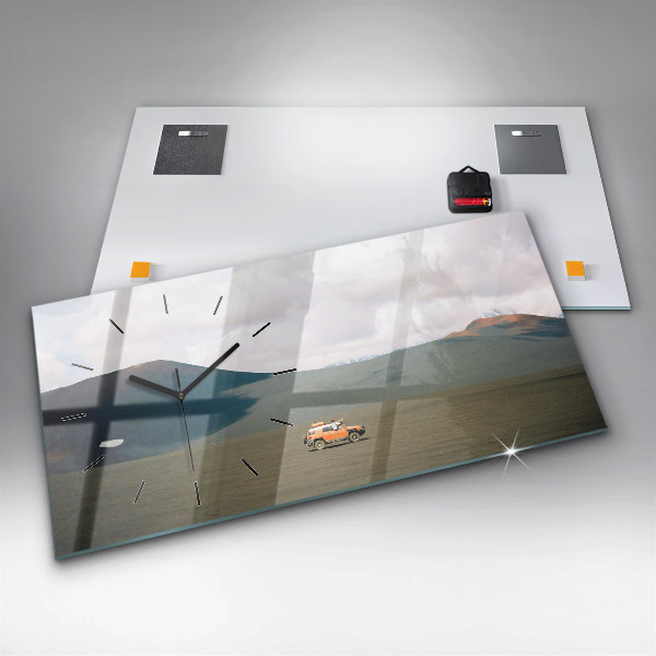 Reloj horizontal Vehículo en el desierto de Kamchatka