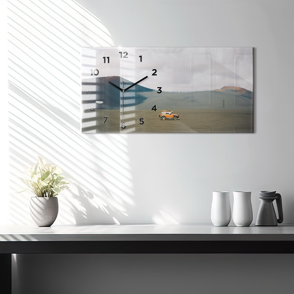 Reloj horizontal Vehículo en el desierto de Kamchatka