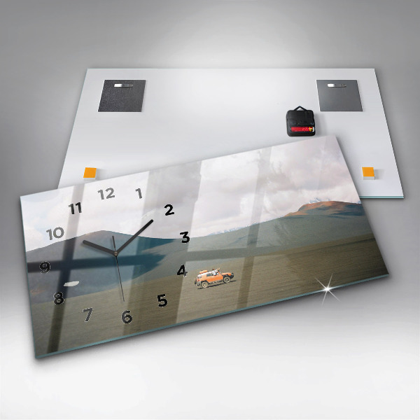 Reloj horizontal Vehículo en el desierto de Kamchatka