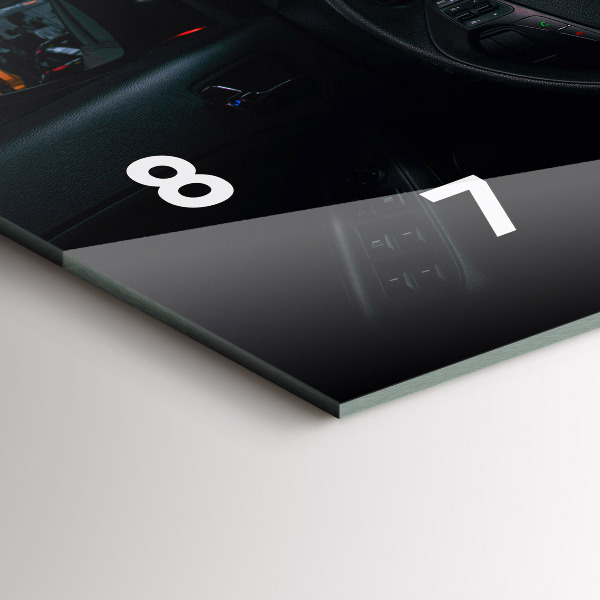 Reloj de cristal horizontal Coche en Tokio