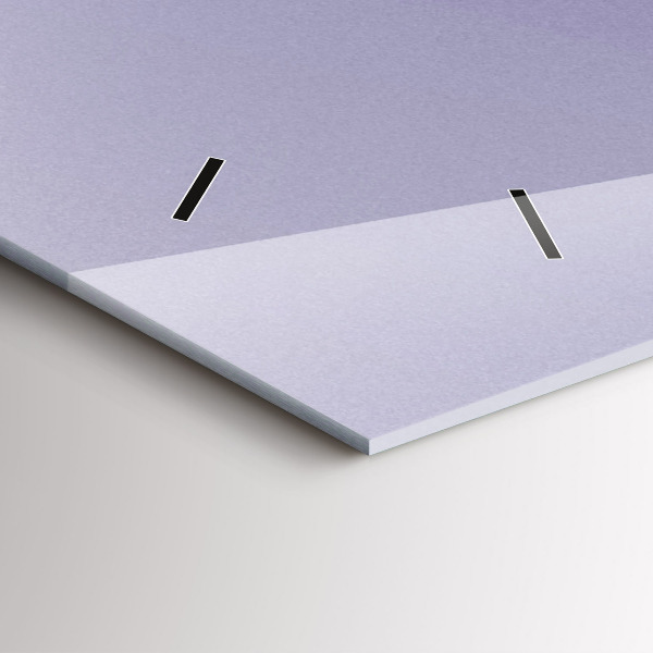 Reloj de cristal horizontal Sol abstracto