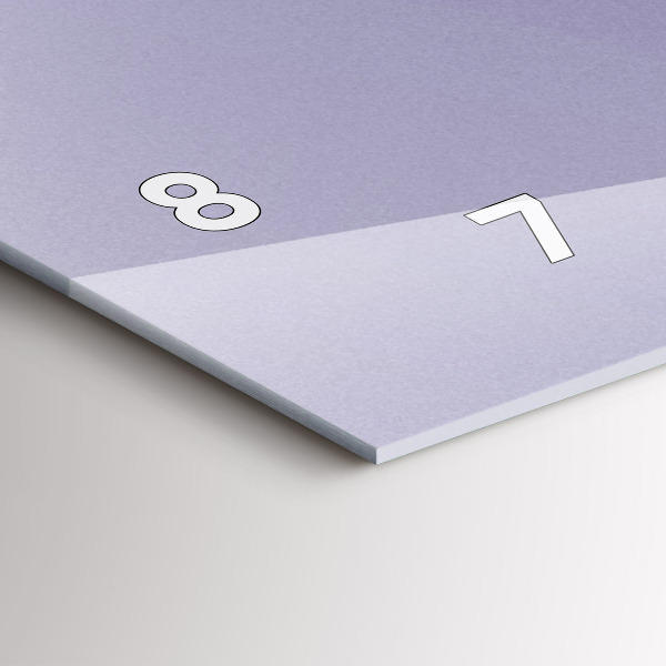 Reloj de cristal horizontal Sol abstracto