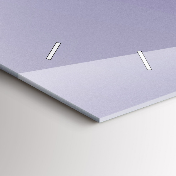 Reloj de cristal horizontal Sol abstracto